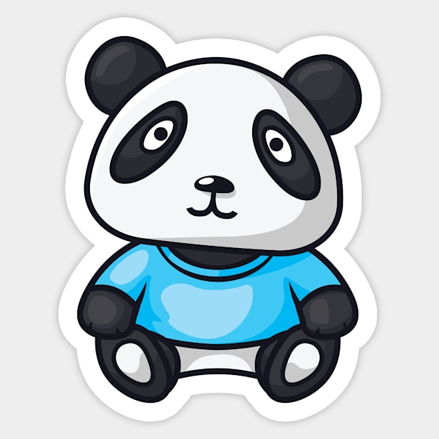 Cute Panda for Kids Sticker by vladocar